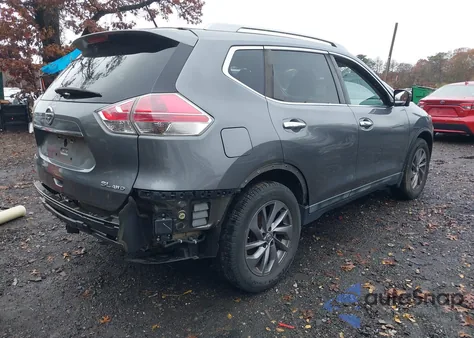 2016 Nissan Rogue Sl из США, поврежденный, VIN 5N1AT2MV4GC756769